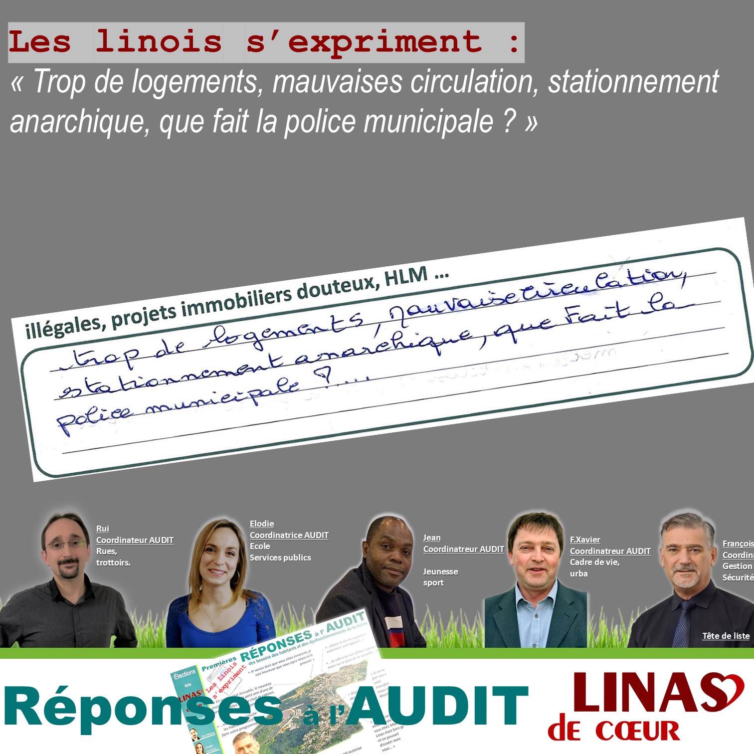 Trop de logements, mauvaises circulation, stationnement anarchique, que fait la police municipale ?